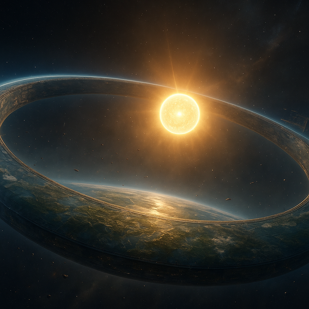 a ringworld around a star