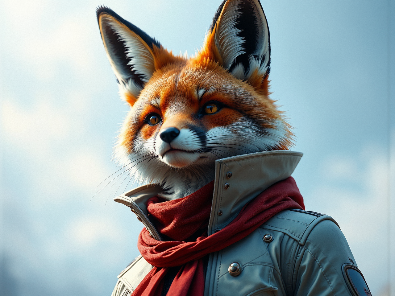 Anthropomorphic fox in sci-fi