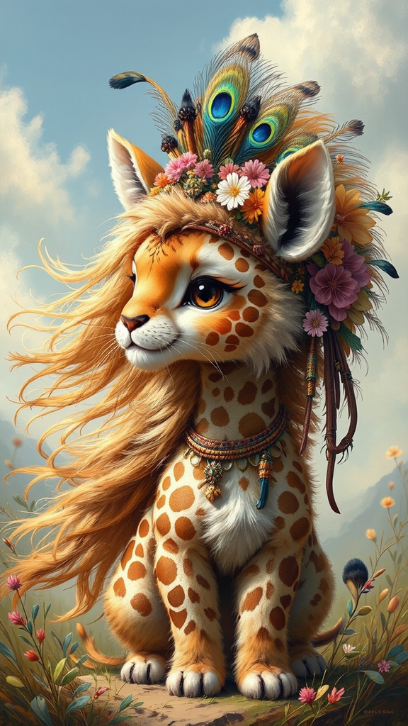 Cute animal hybrid with