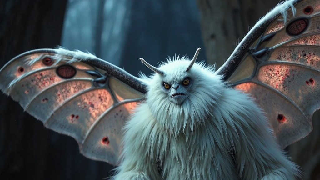 A creature with white