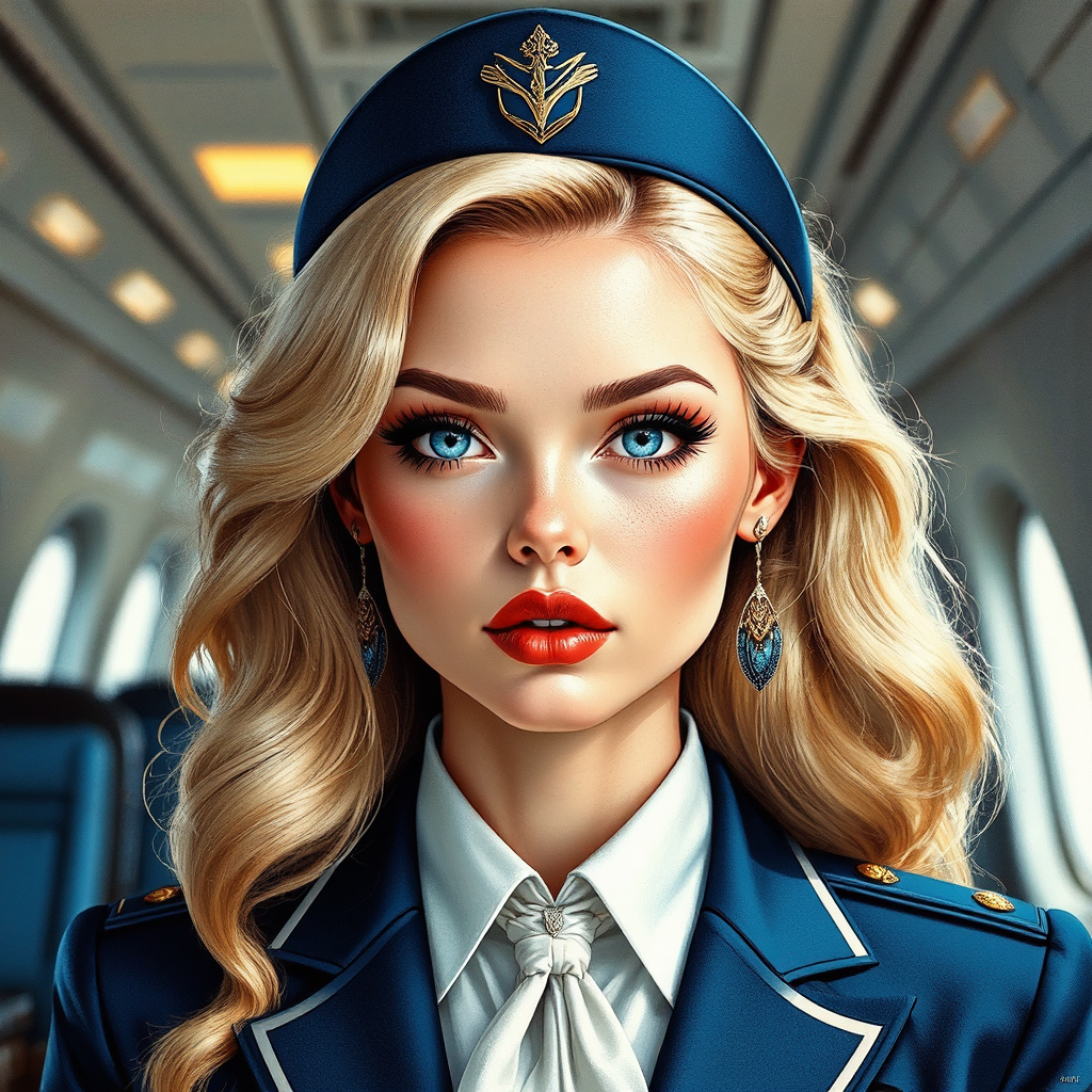 A beautiful fashion blonde