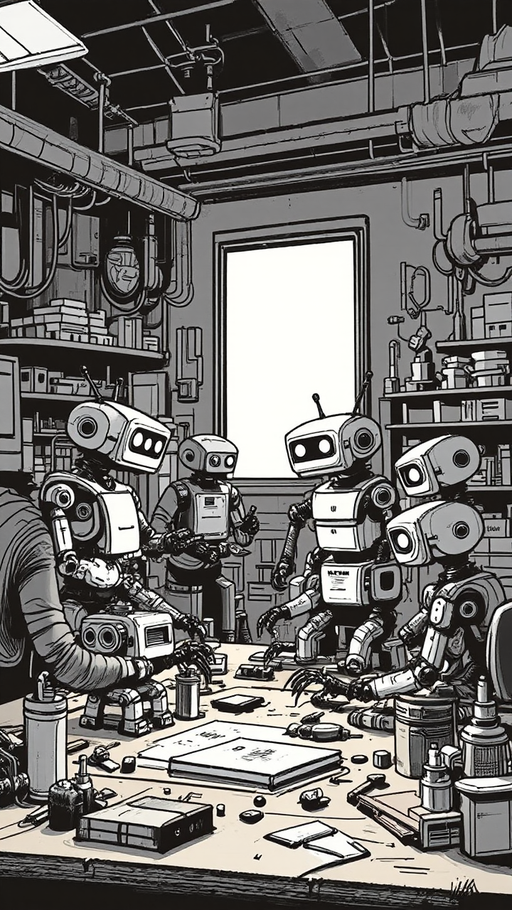 Robots build more robots