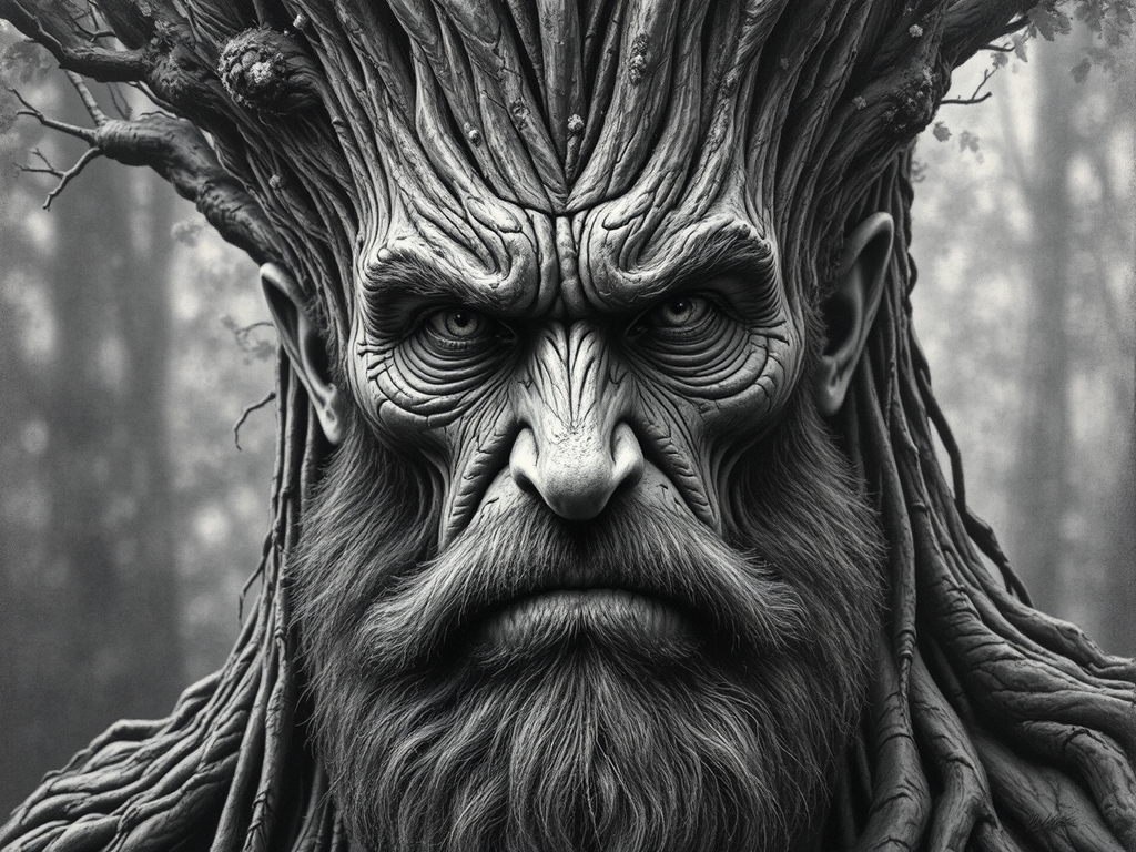 Majestic tree man in