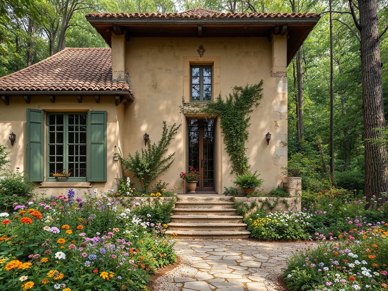 Traditional Provençal house exterior