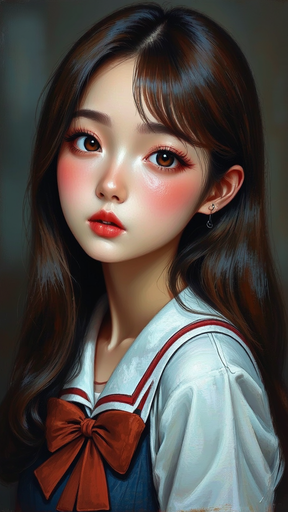 Close-up portrait of a