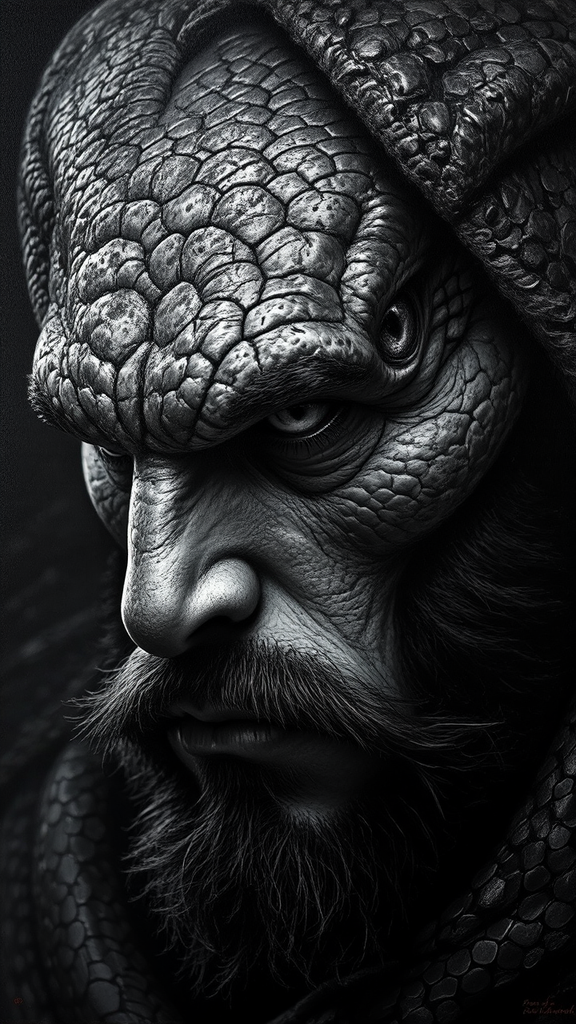 Close-up portrait of a
