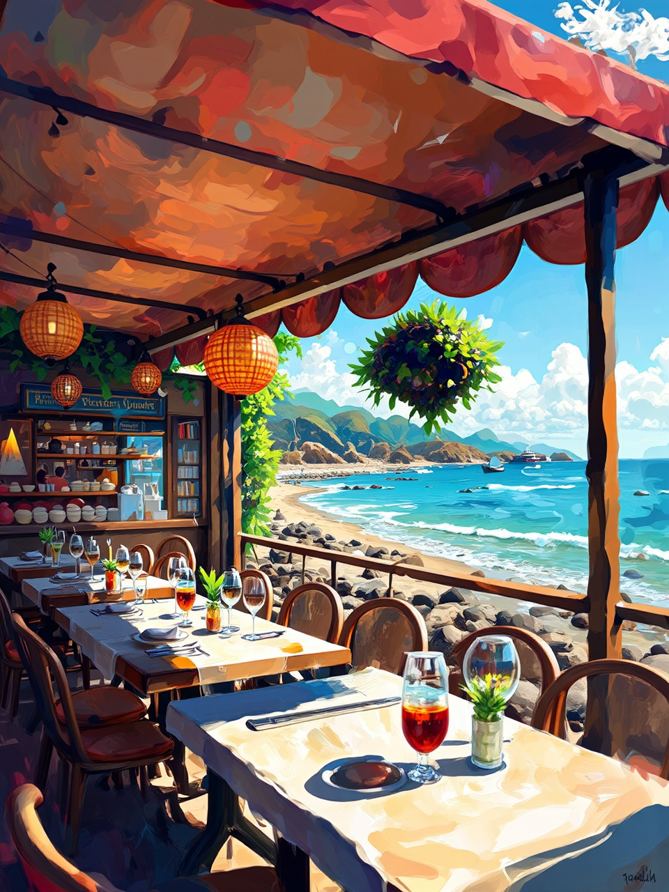 Serene Beachside Dining Experience Found