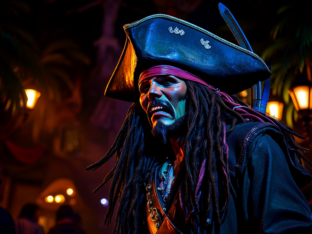 Animatronic pirates rise at