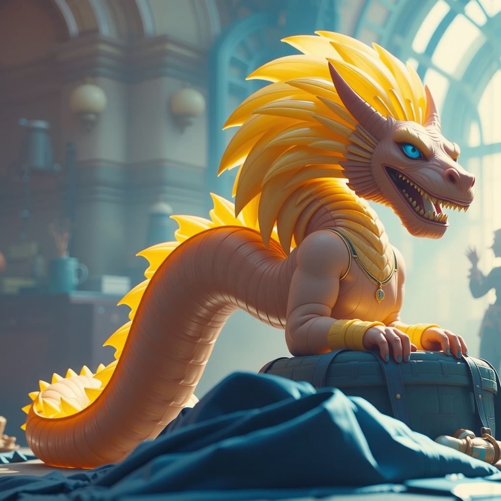 Golden Serpent Cloud Mount.