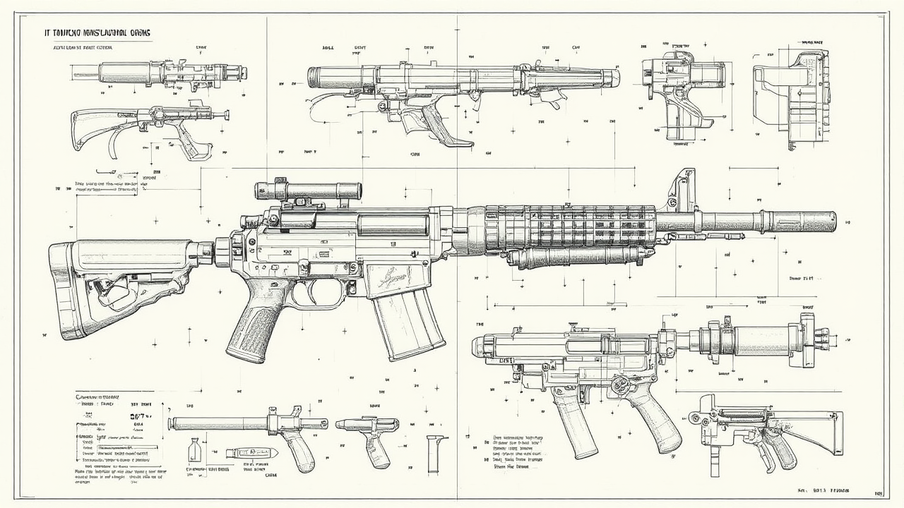 Detailed technical drawings