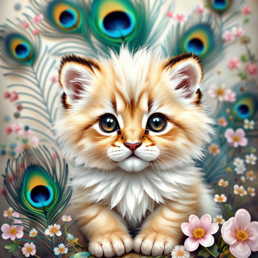 Cute hybrid animal with