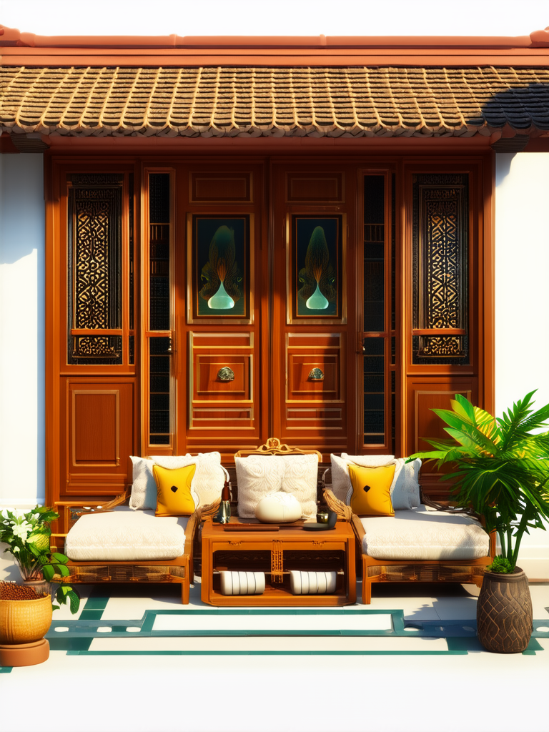 Jakarta-style furniture and decor