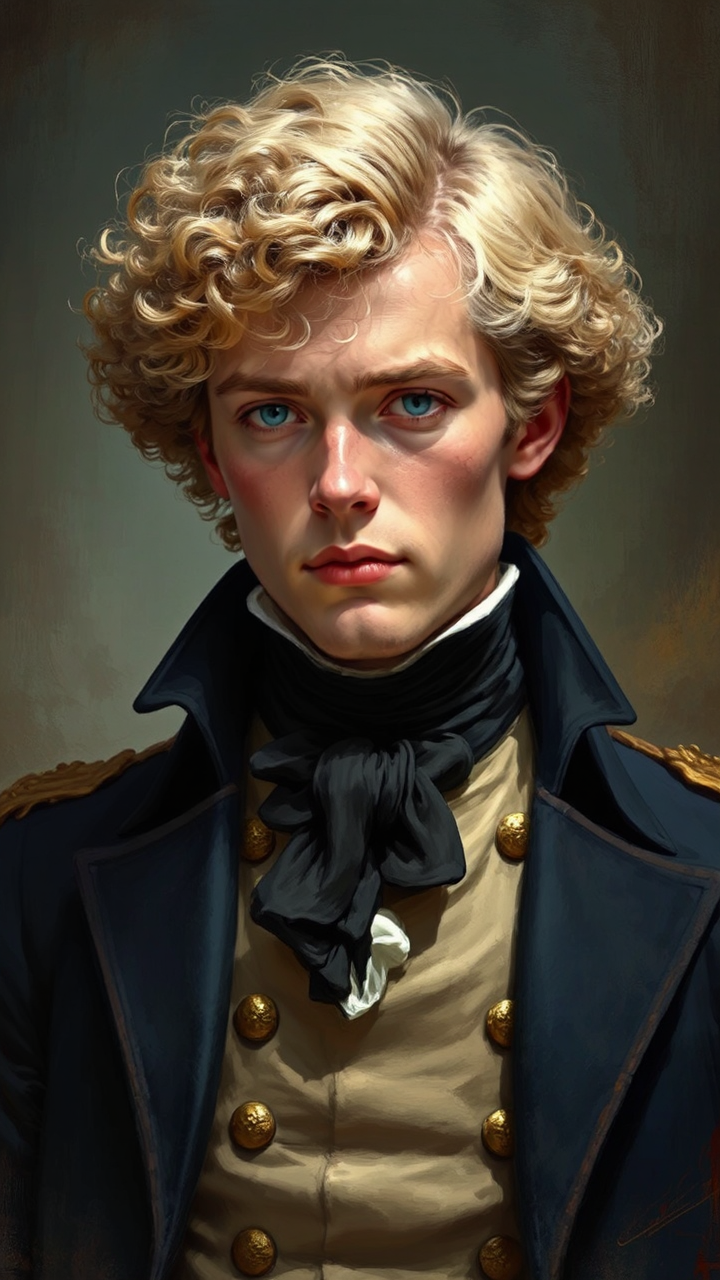 Young man in frockcoat