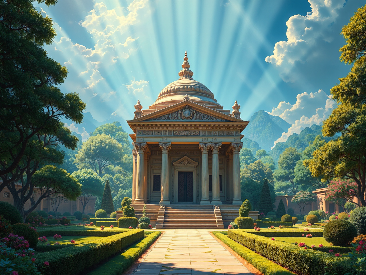 Ancient temple in a