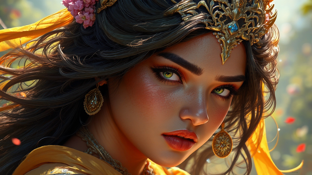 Bangladeshi goddess in digital