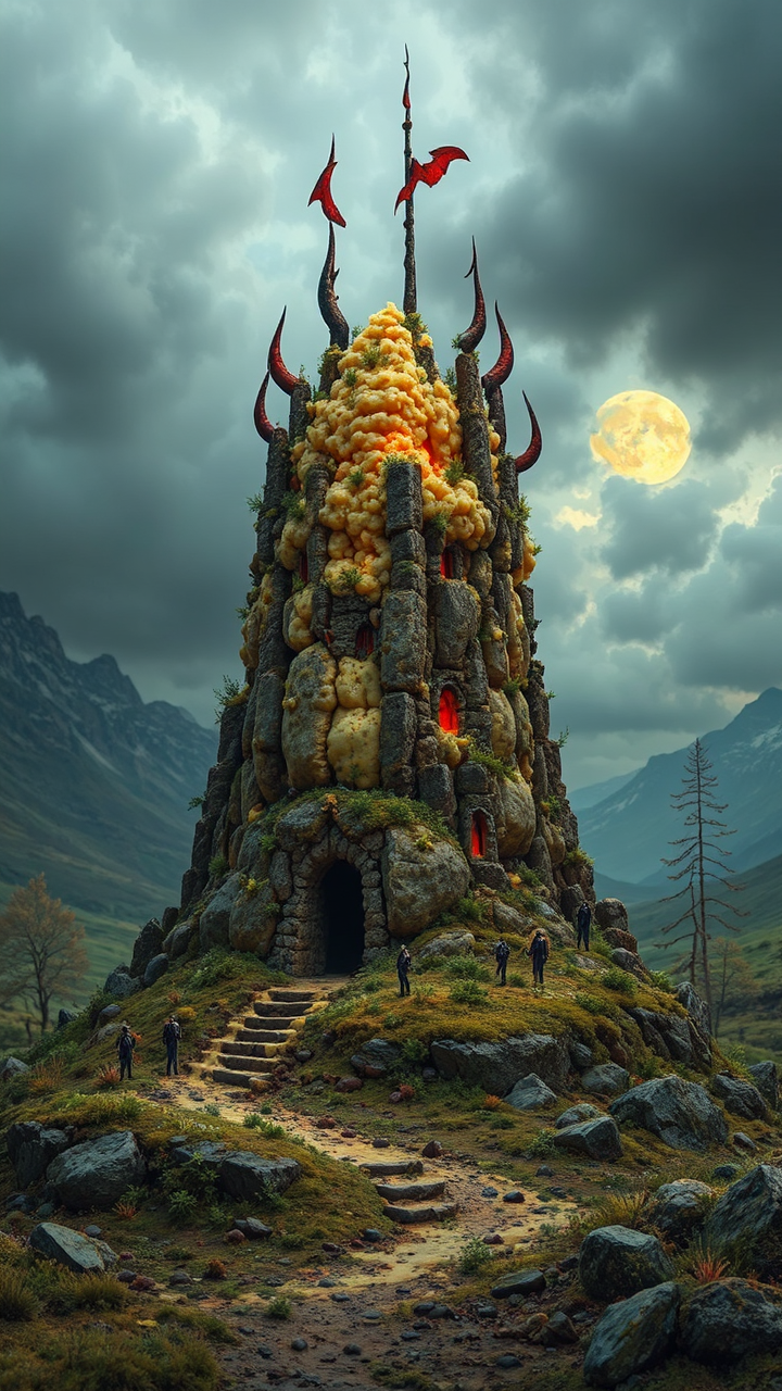 Devil's Tower formed from