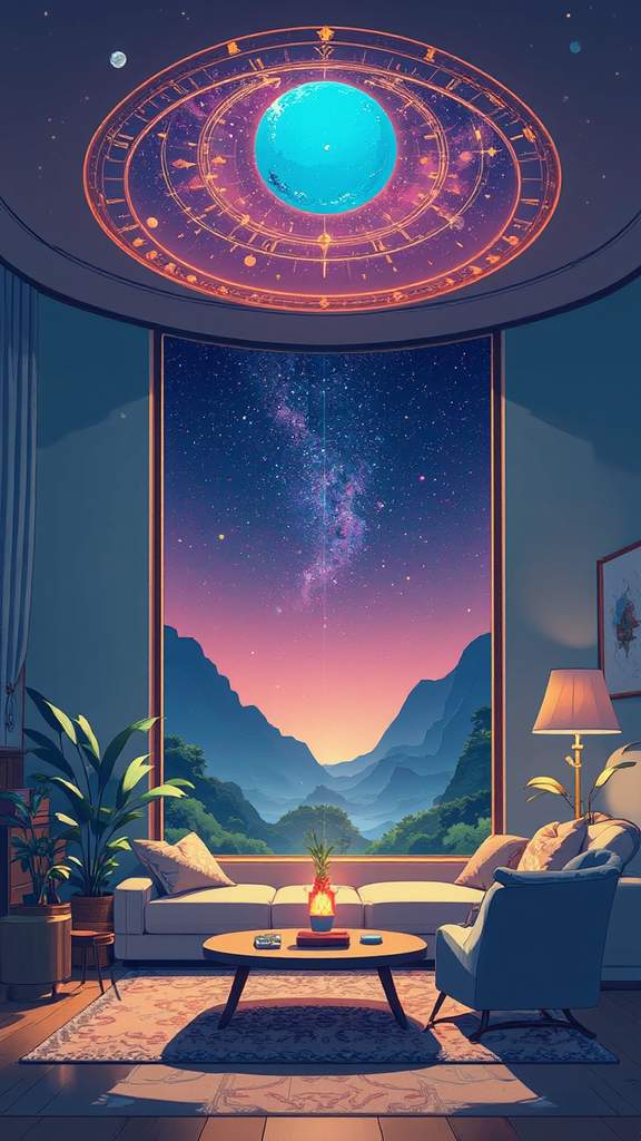 Celestial equator in living