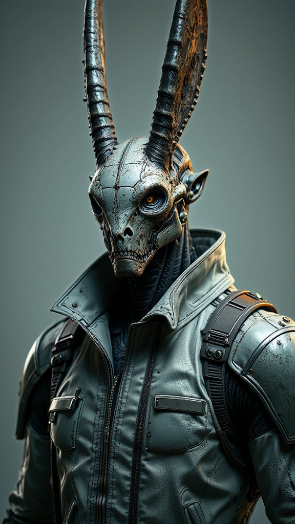 Anubis in pale gray