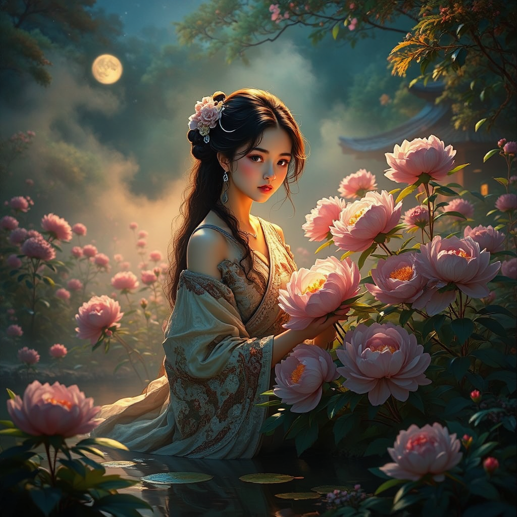 A serene Japanese garden