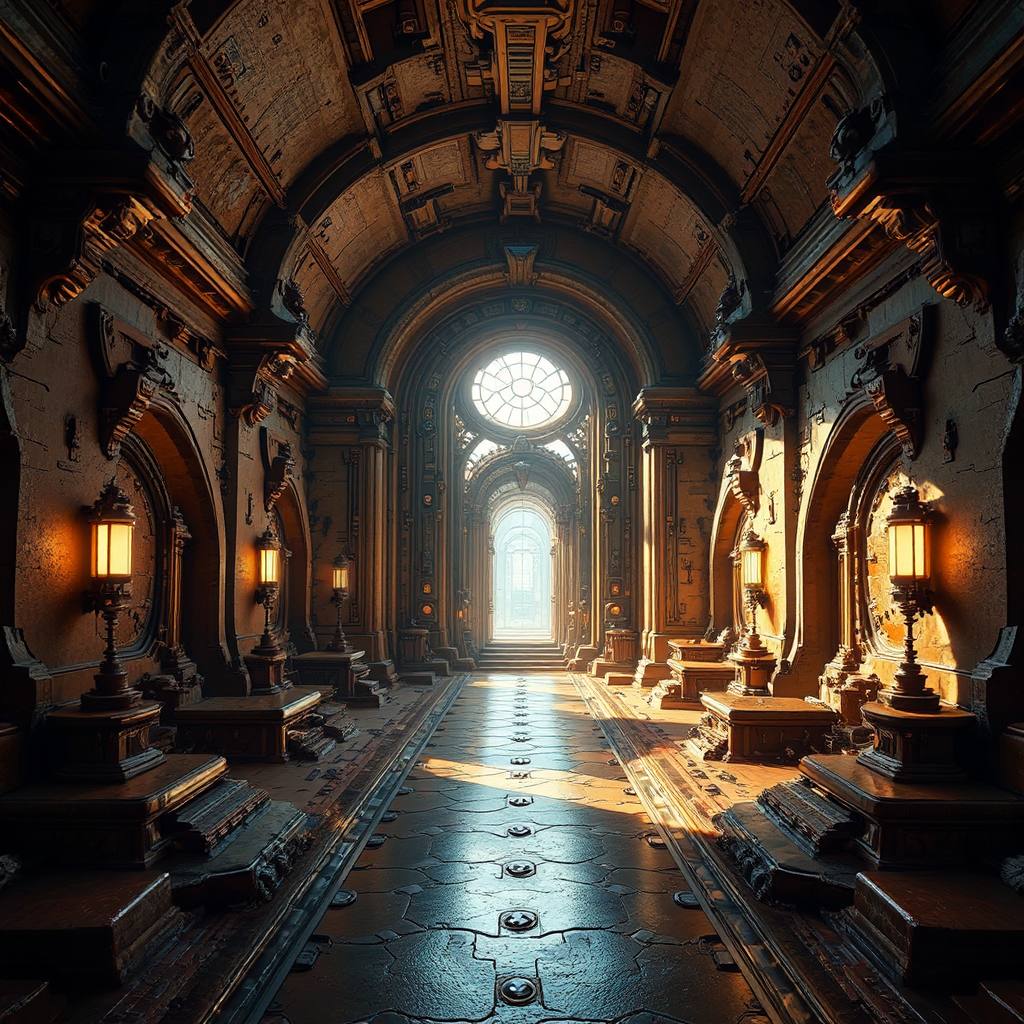 Steampunk passageway to another