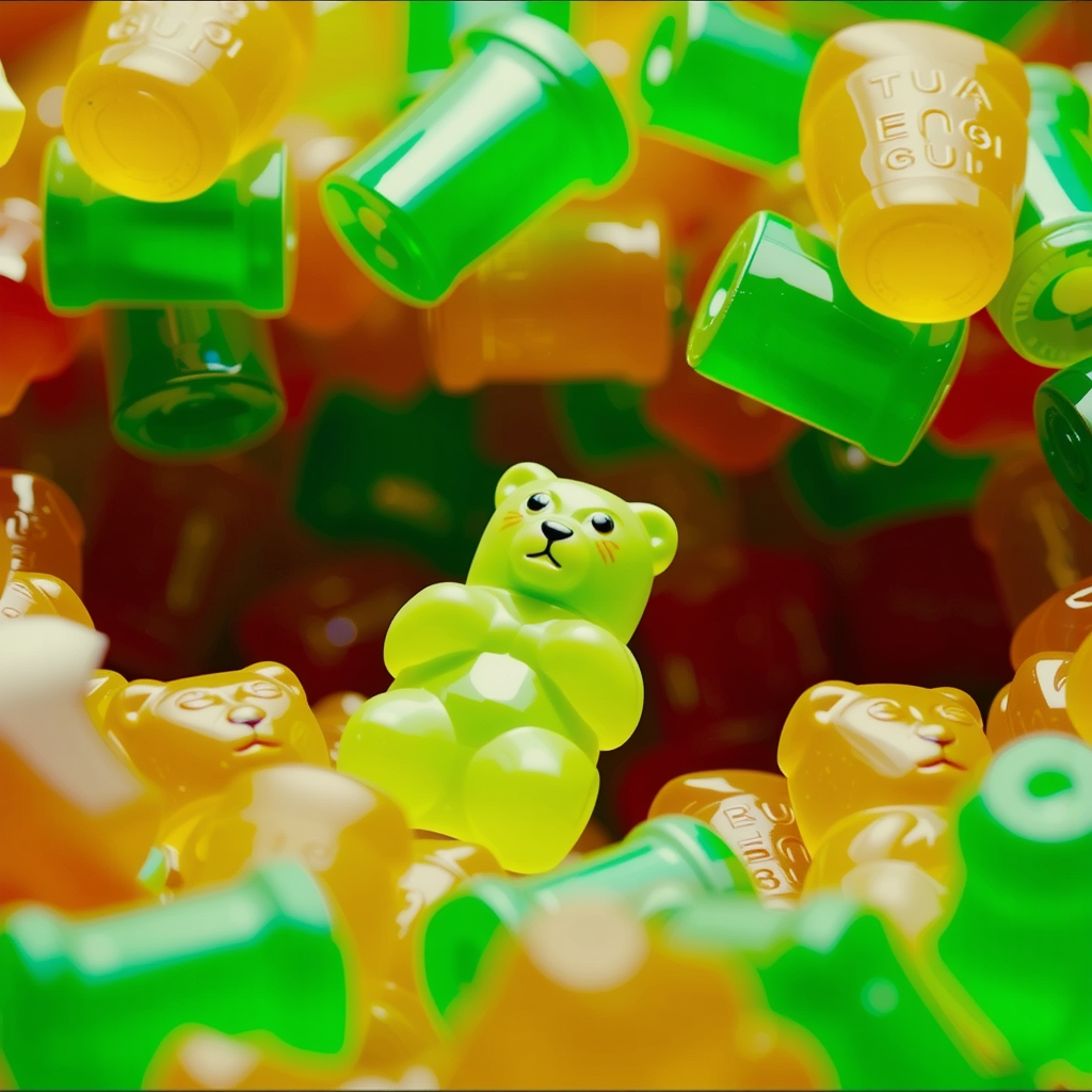 Gummy bears in a