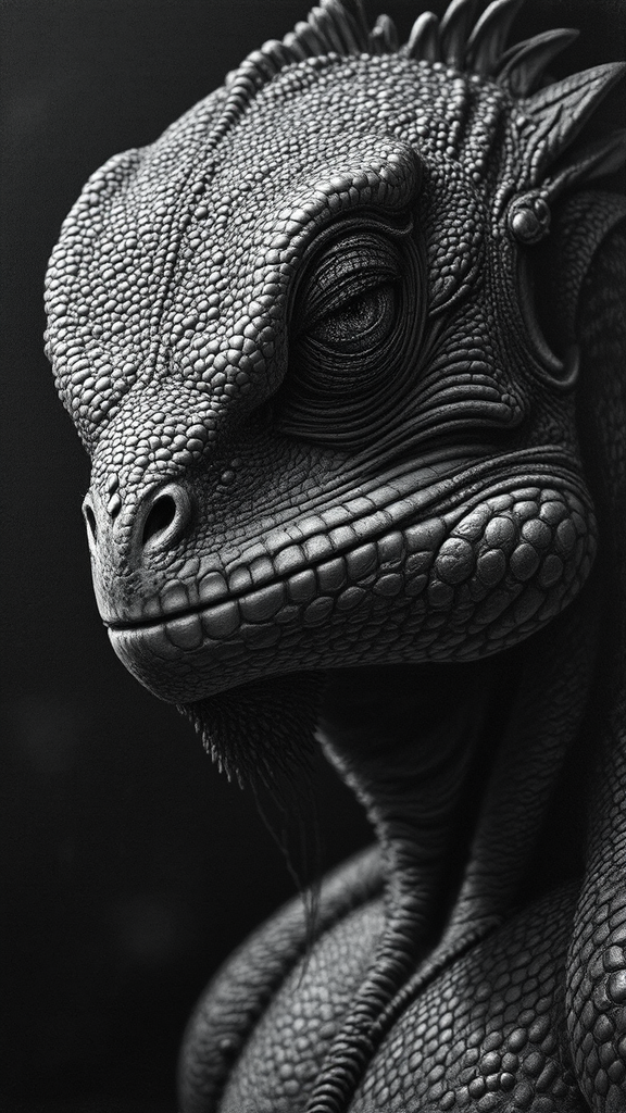 Close-up portrait of a