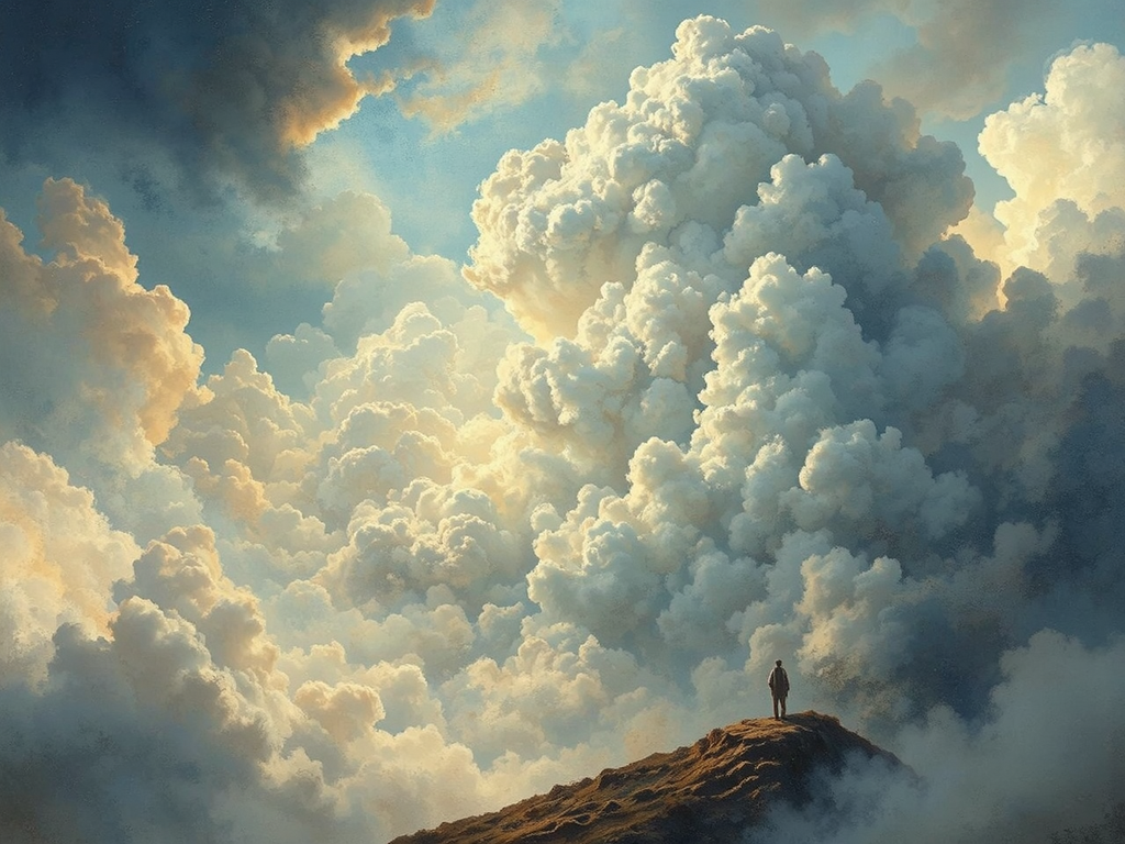 Epic dreamlike scene with