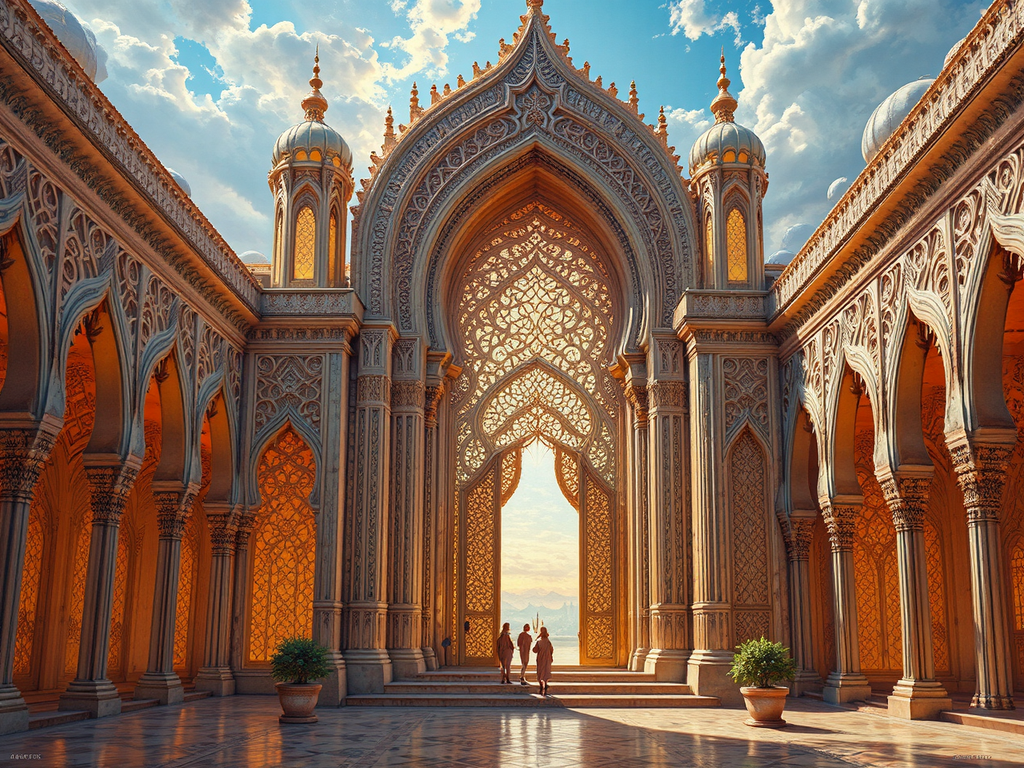 Gates of heaven with