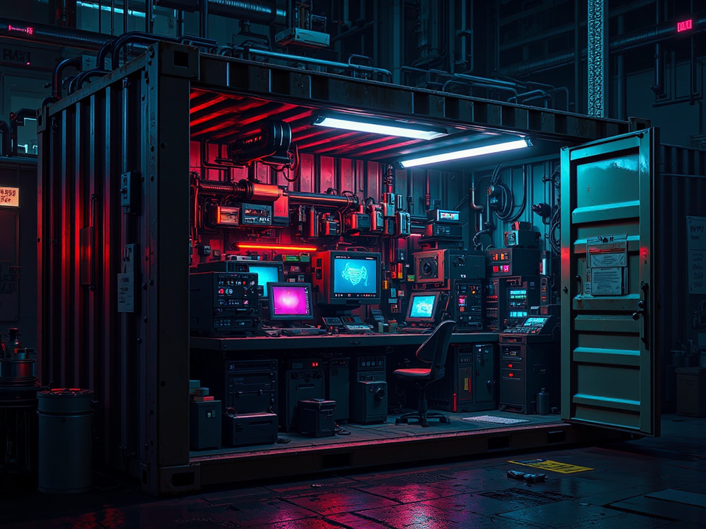 Small sci-fi machine shop