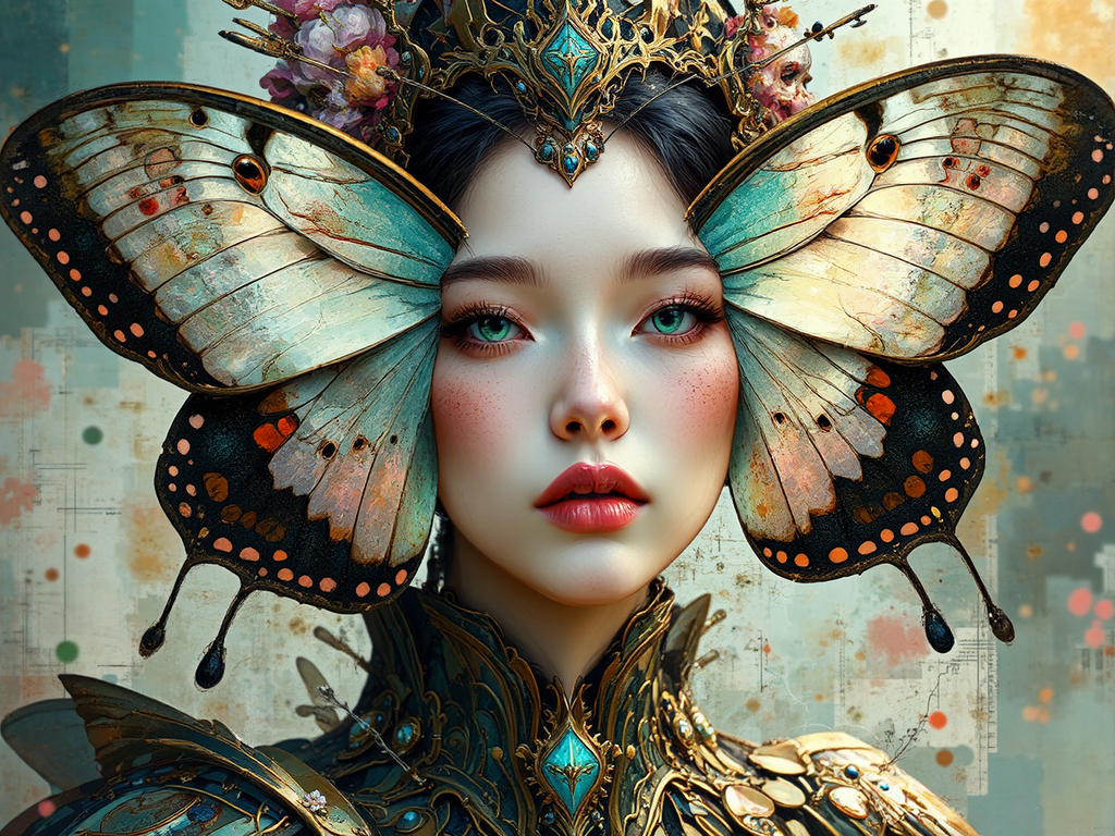 Detailed portrait of an