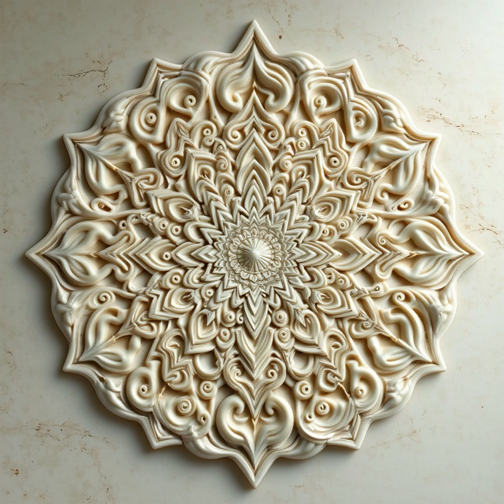 Biomechanical art with intricate