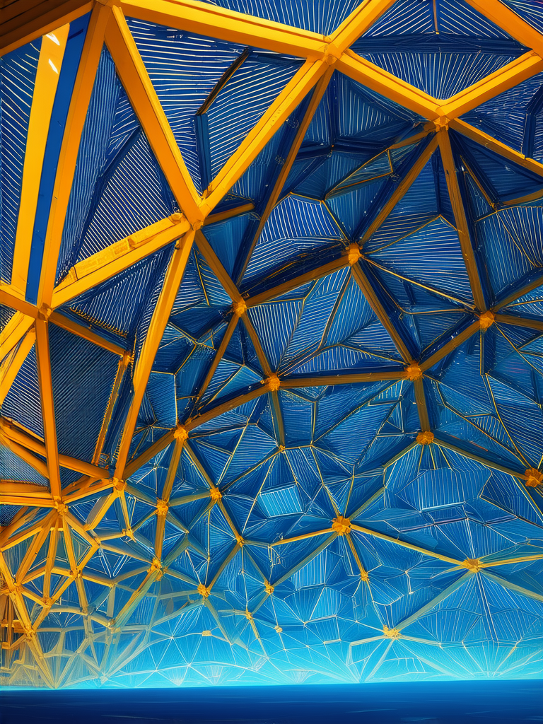 Geodesic domes and sculptural