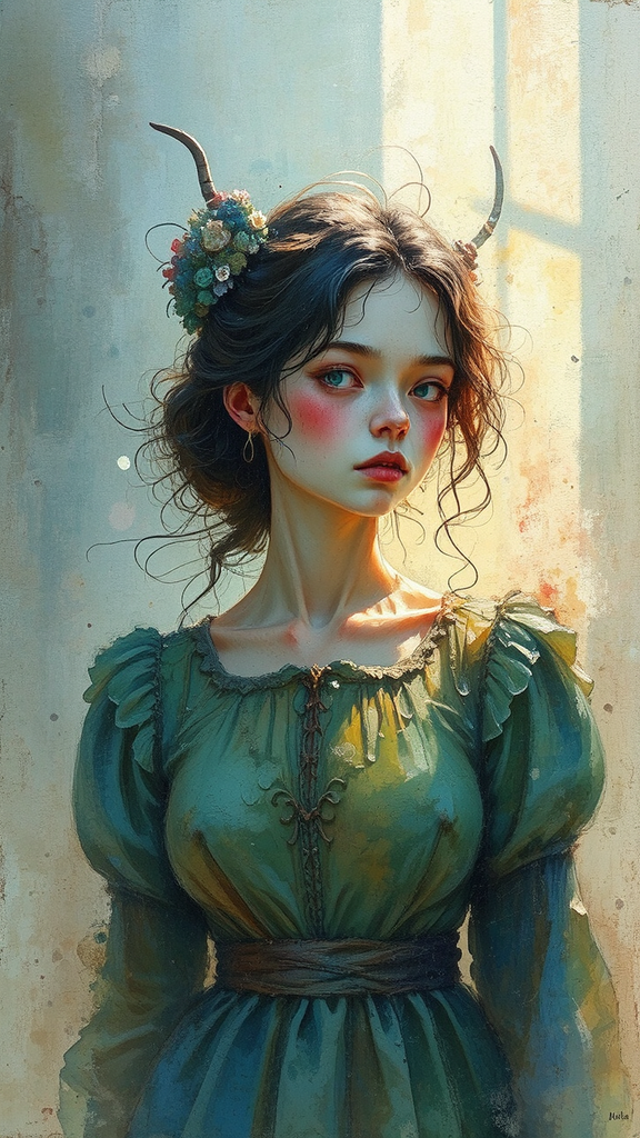 Digital fantasy creature with