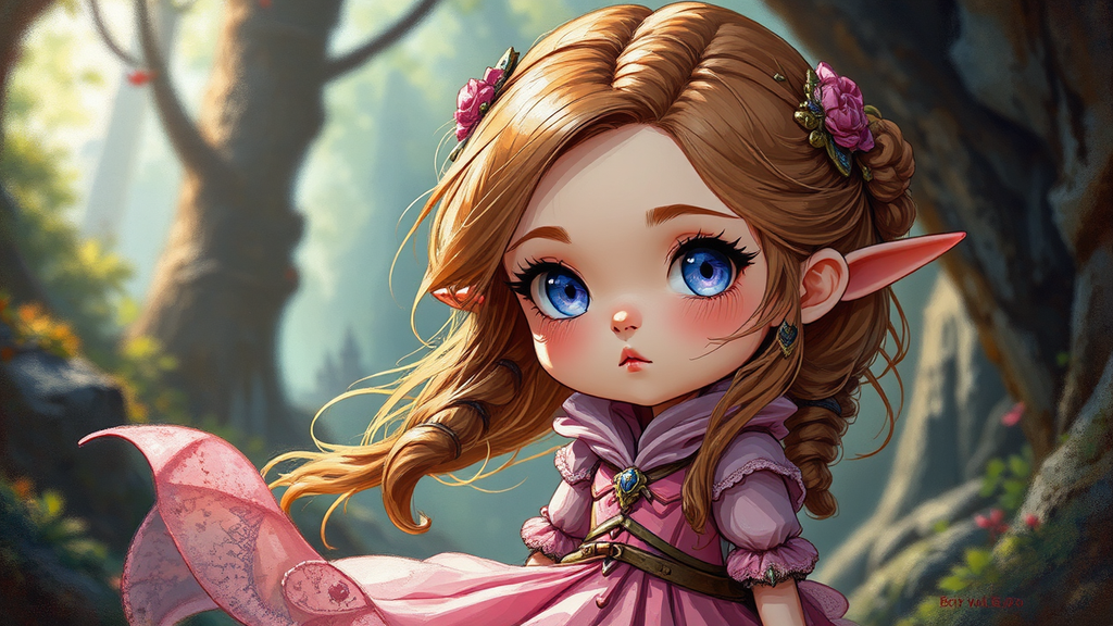 Portrait of a fantasy