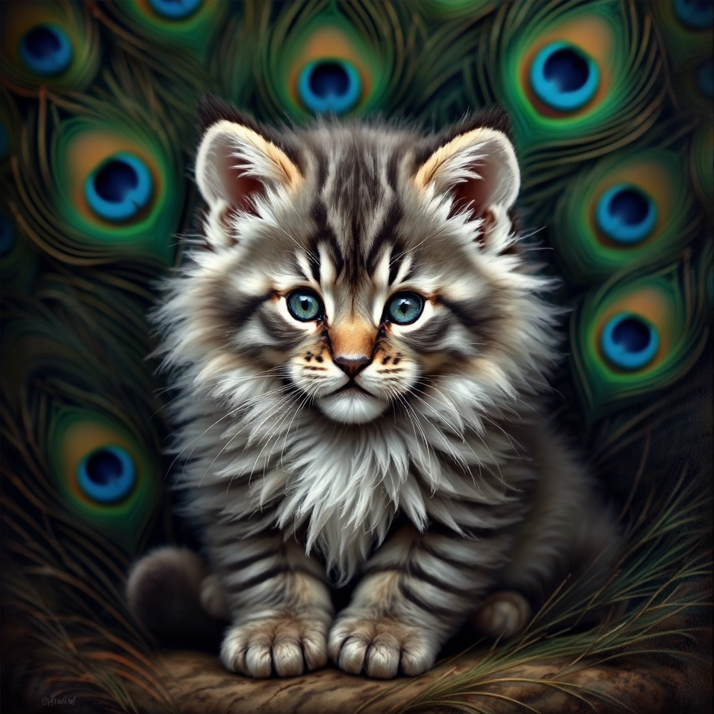 Lion cat hybrid with