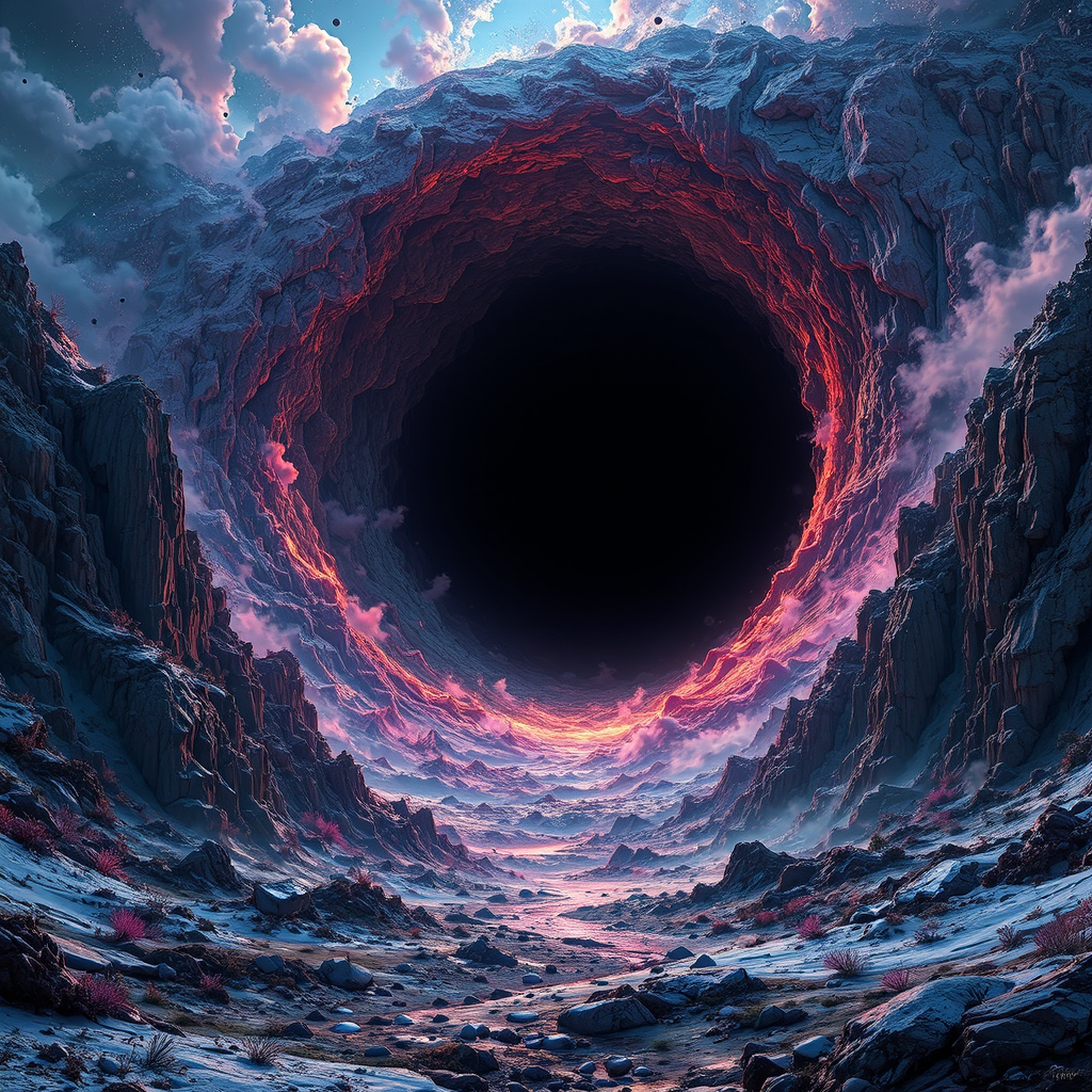 Beautifully rendered futuristic landscape.