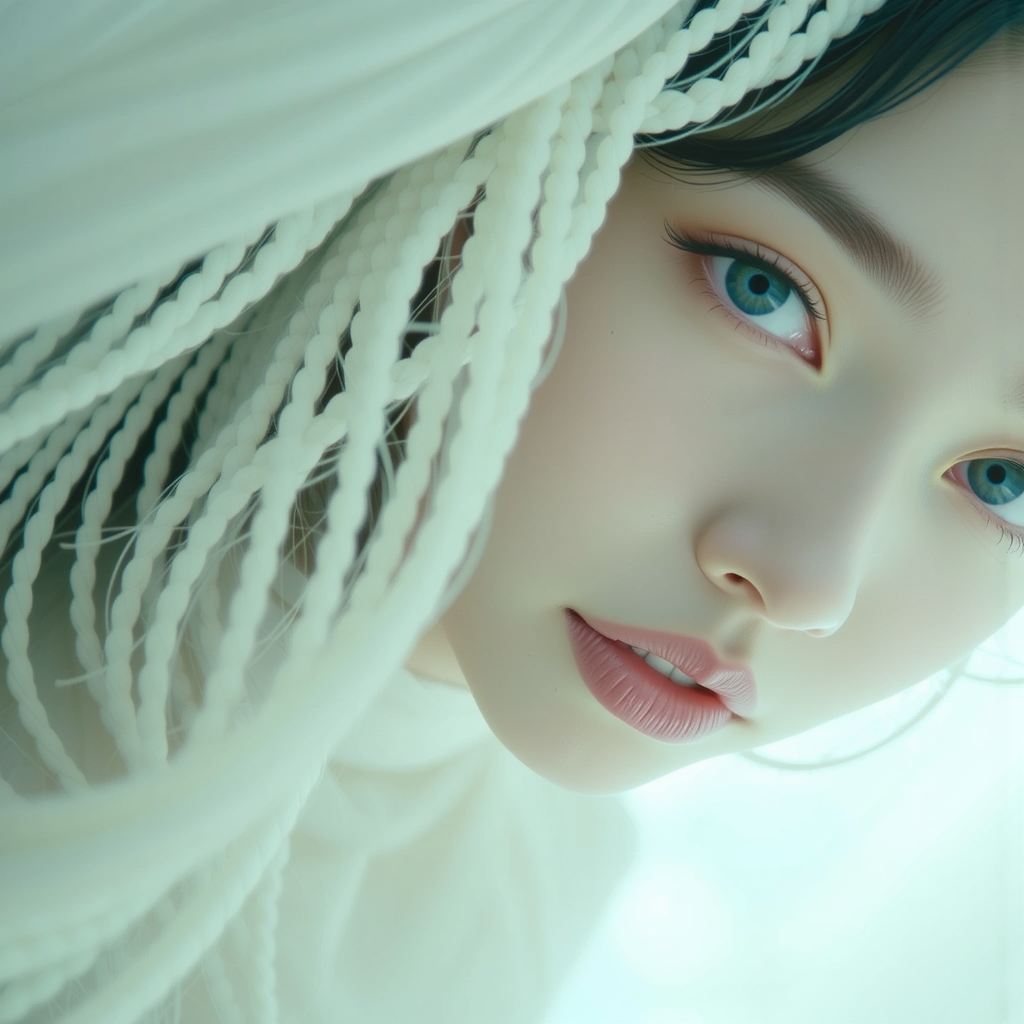 Beautiful female character with