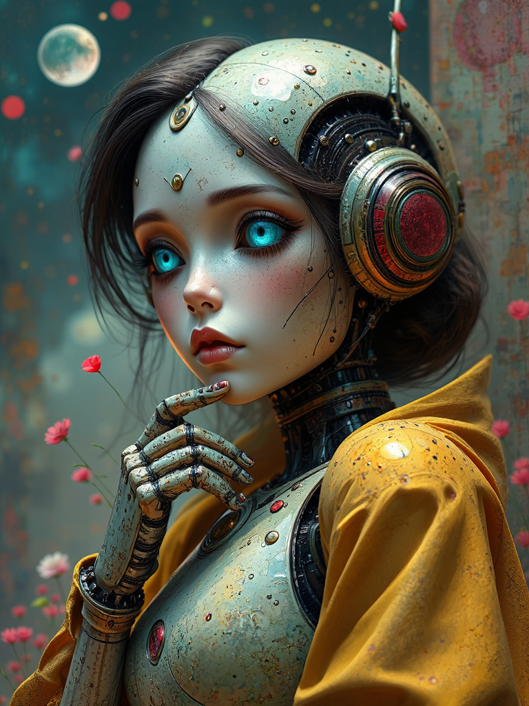 Robot in love with
