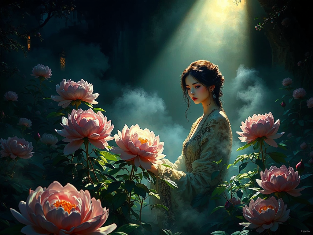 Beautiful woman in a