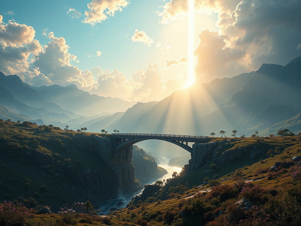Beautiful landscape with a