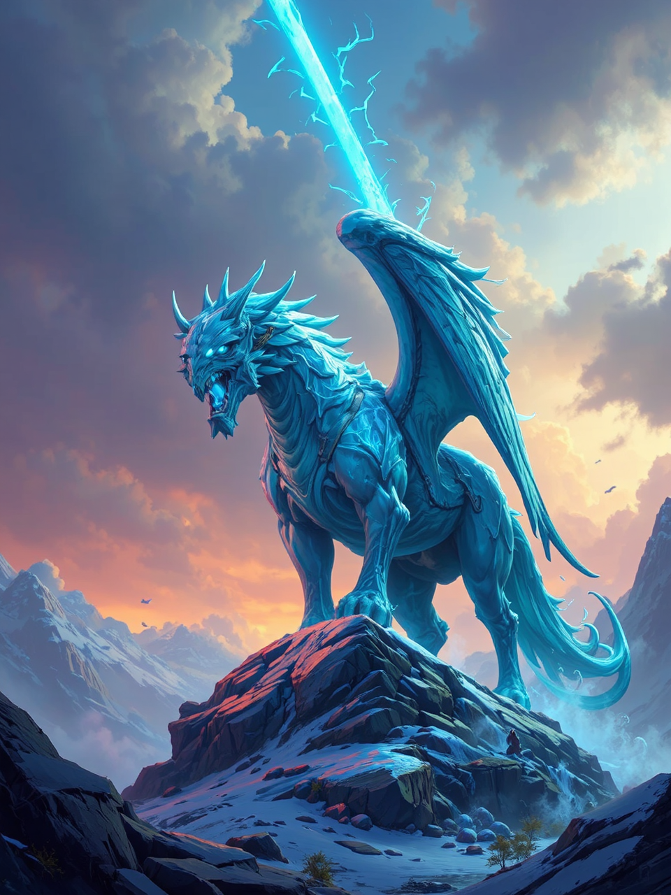 Frostsaber mount in Borberland.