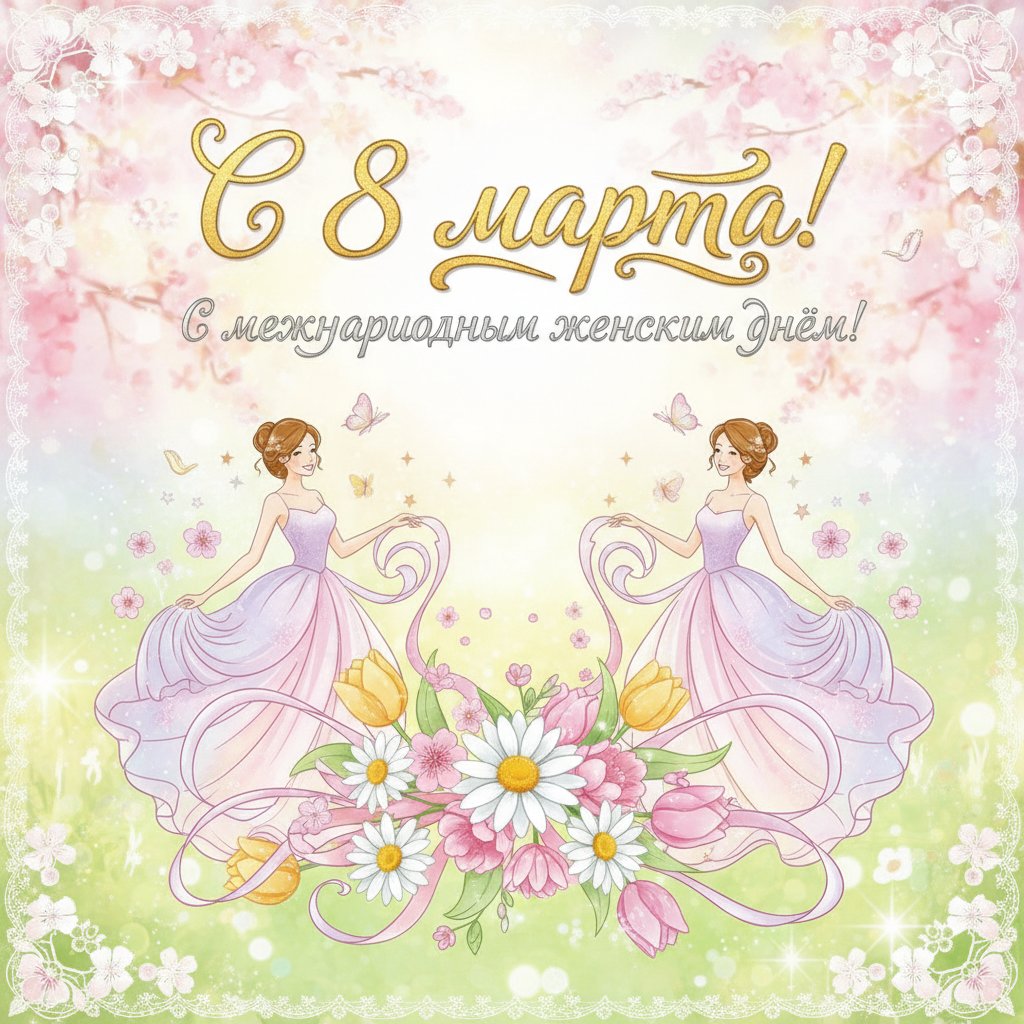 Светлая и радостная открытка