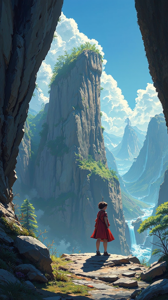 Fantasy landscape with a