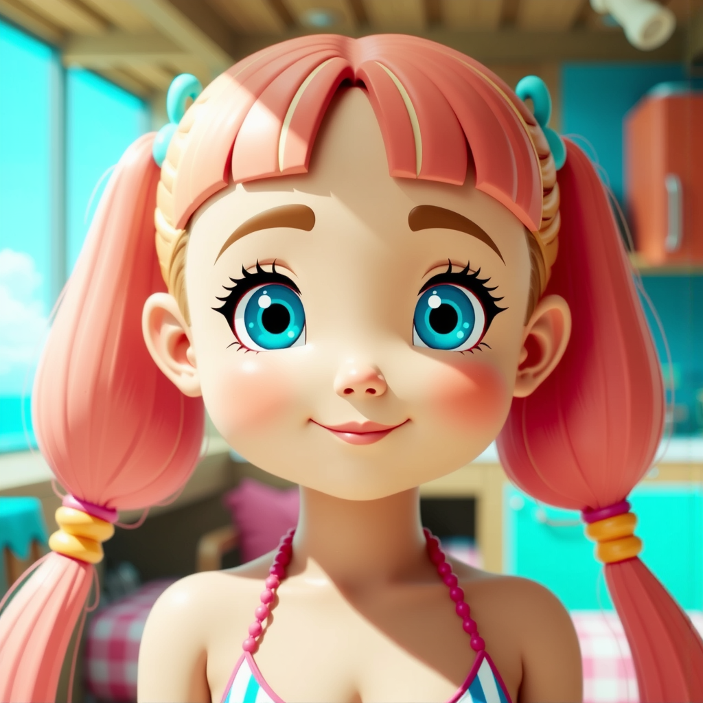 Cute girl in a
