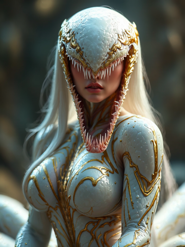 Detailed digital art portrait