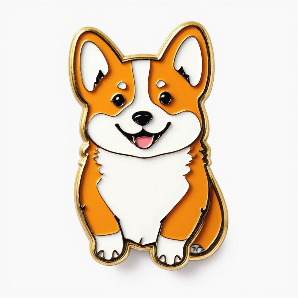 Corgi puppy with a
