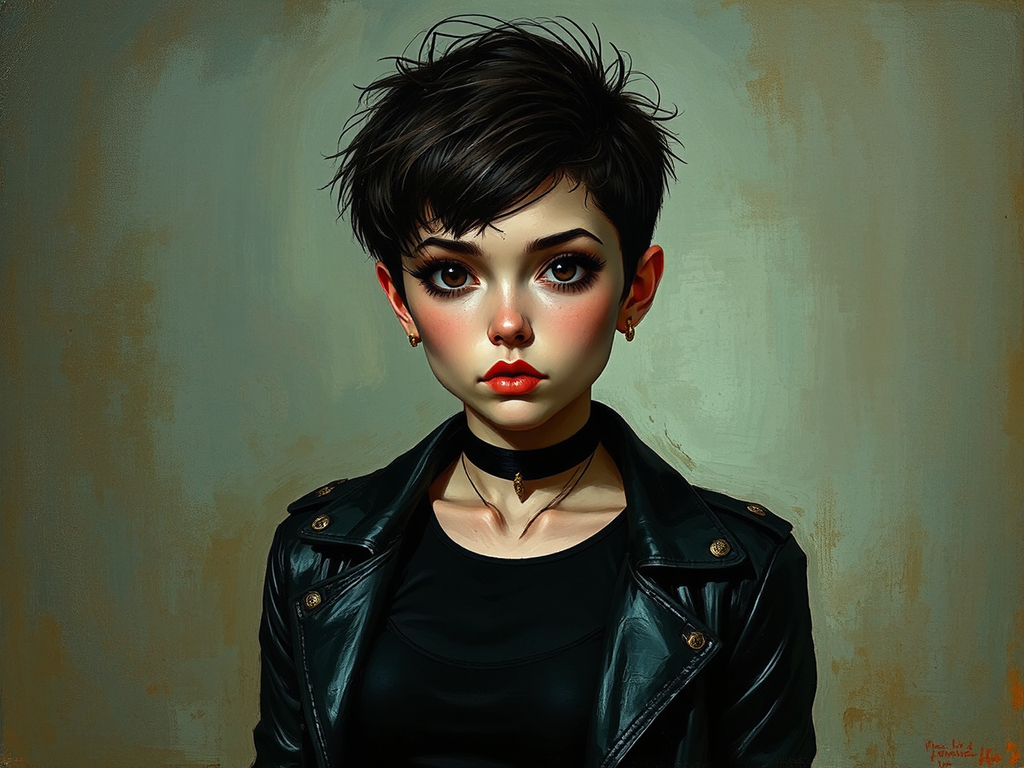 A young girl with