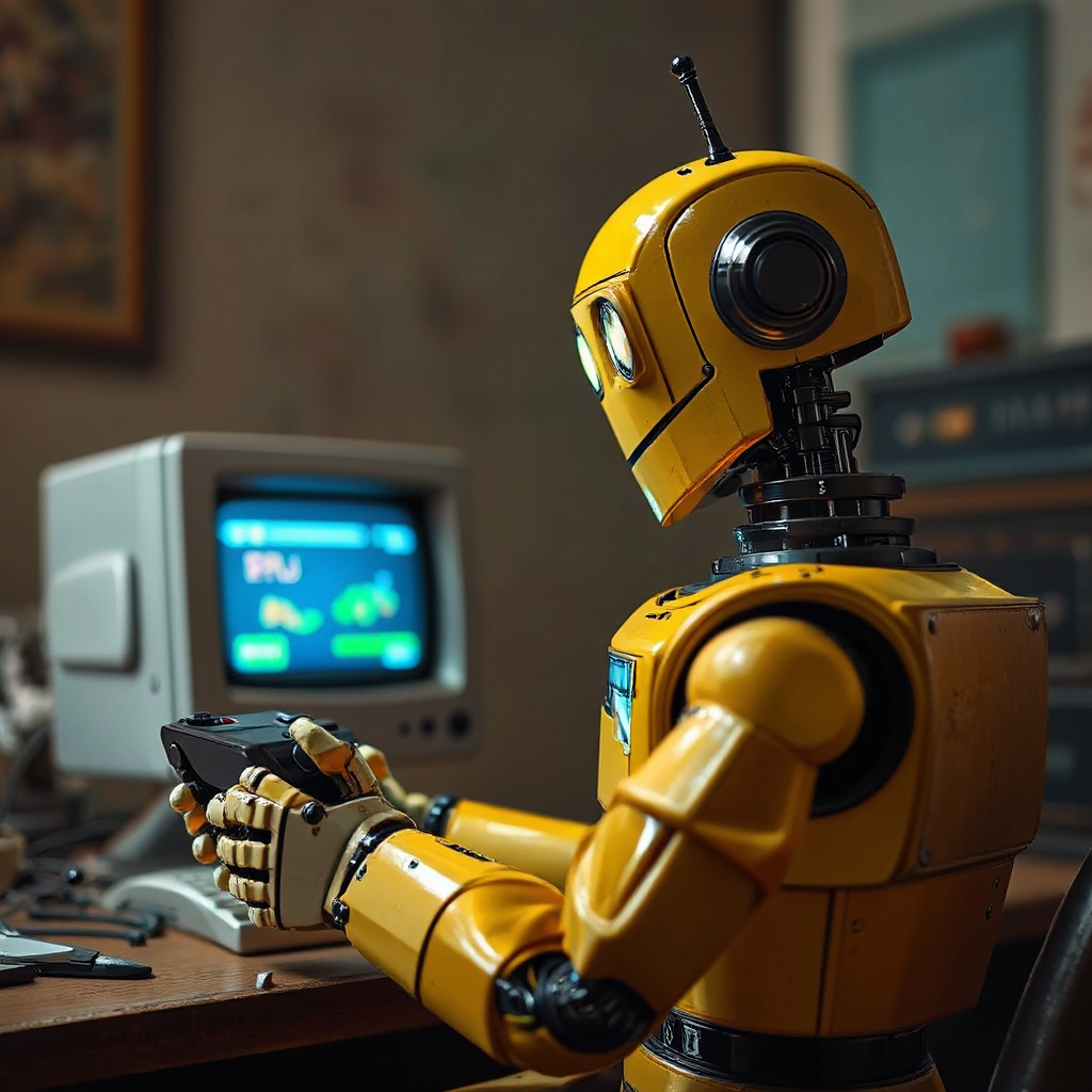 Robot codes near old