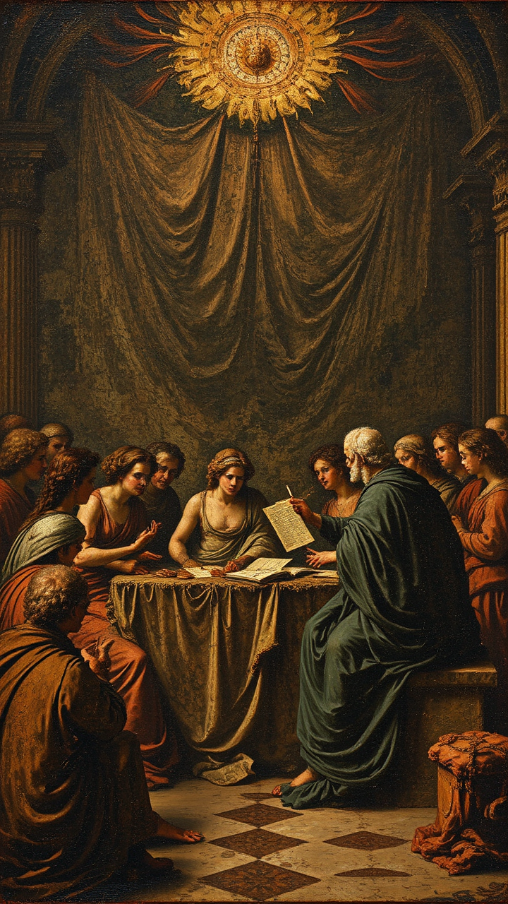 Christ standing in judgment