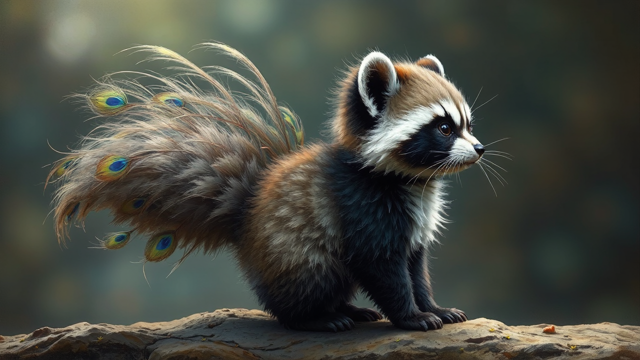 A cute, fluffy mixed
